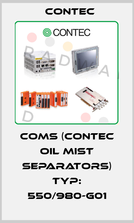 COMS (Contec Oil Mist Separators) Typ: 550/980-G01 Contec