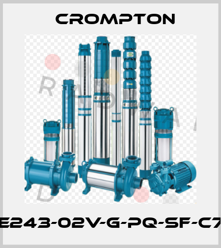 E243-02V-G-PQ-SF-C7 Crompton