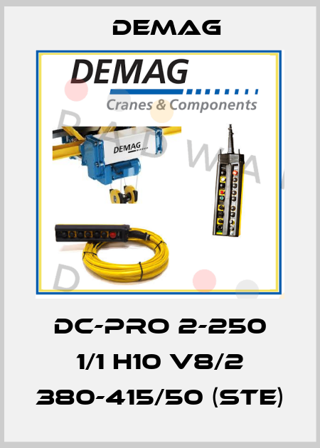 DC-Pro 2-250 1/1 H10 V8/2 380-415/50 (Ste) Demag