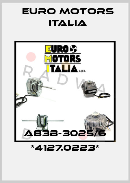 A83B-3025/6 *4127.0223* Euro Motors Italia