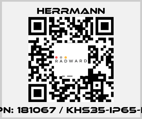 PN: 181067 / KHS35-IP65-L Herrmann