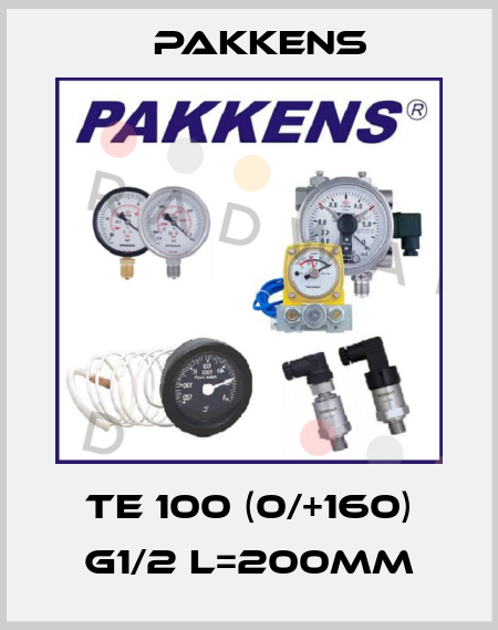 TE 100 (0/+160) G1/2 L=200mm Pakkens