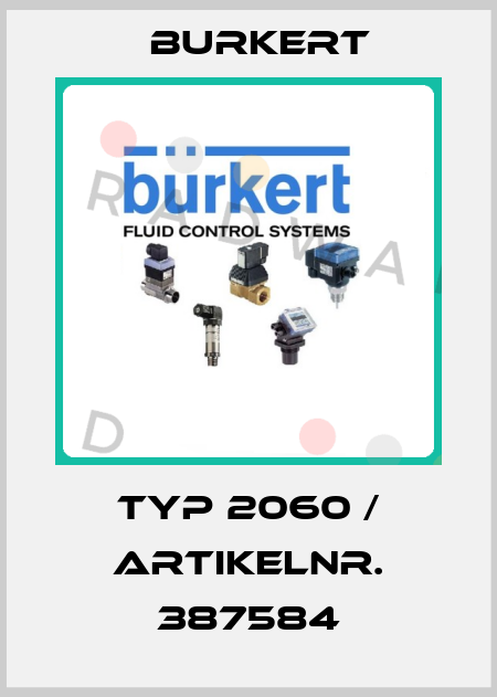 Typ 2060 / Artikelnr. 387584 Burkert