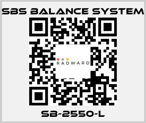 SB-2550-L SBS BALANCE SYSTEM