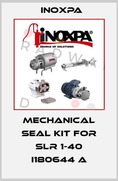 mechanical seal kit for SLR 1-40 I180644 A Inoxpa