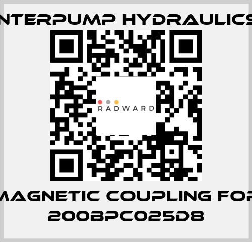magnetic coupling for 200BPC025D8 Interpump hydraulics