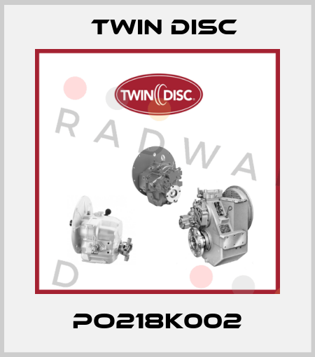 PO218K002 Twin Disc