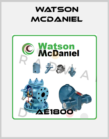 AE1800 Watson McDaniel