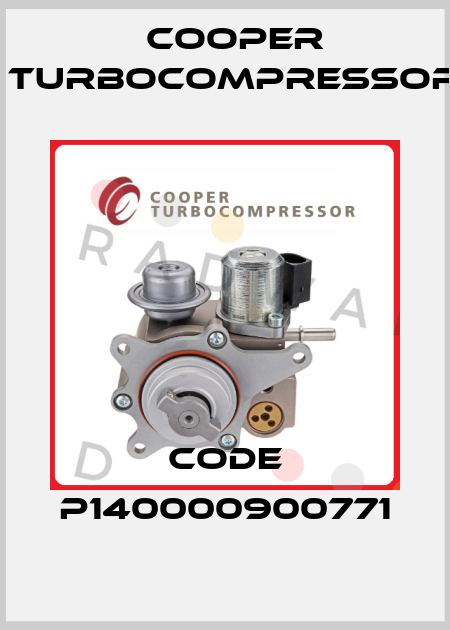 Code P140000900771 Cooper Turbocompressor