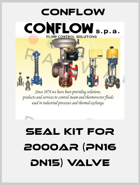 seal kit for 2000AR (PN16 DN15) valve CONFLOW