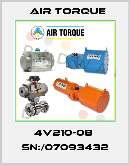 4V210-08  SN:/07093432 Air Torque
