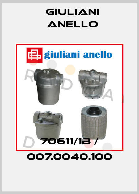 70611/1B / 007.0040.100 Giuliani Anello