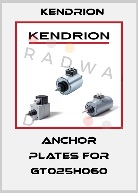anchor plates for GT025H060 Kendrion