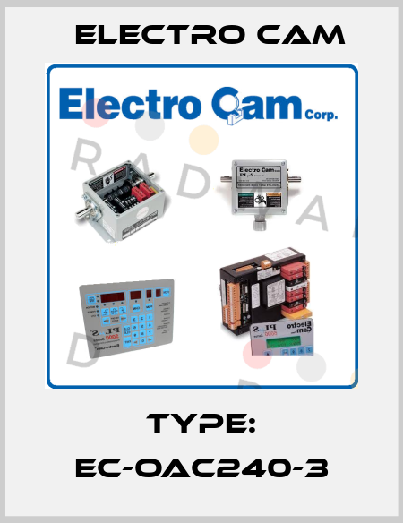 TYPE: EC-OAC240-3 Electro Cam