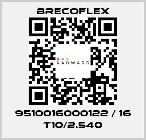 9510016000122 / 16 T10/2.540 Brecoflex