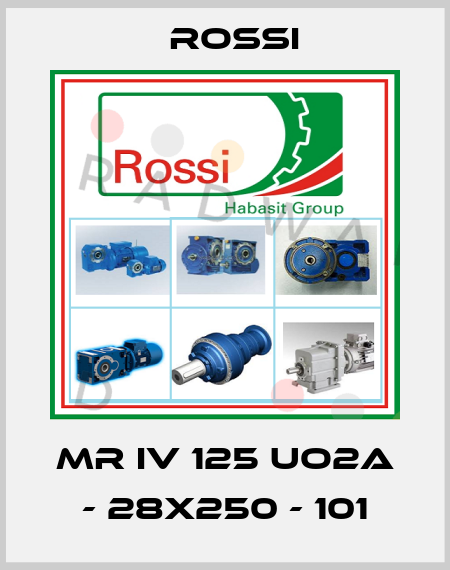 MR IV 125 UO2A - 28x250 - 101 Rossi