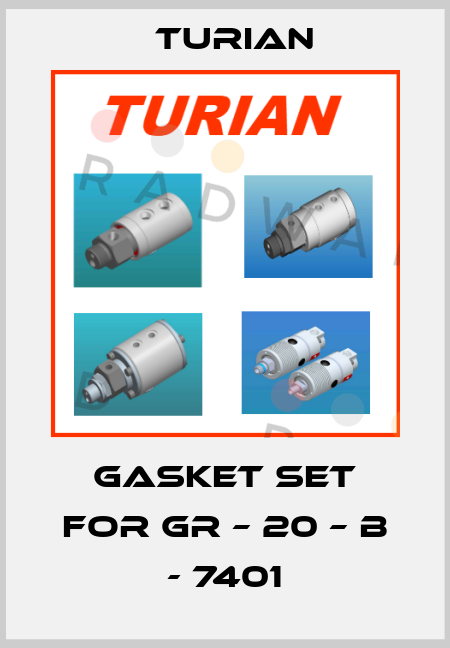 Gasket set for GR – 20 – B - 7401 Turian