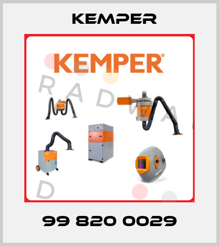 99 820 0029 Kemper