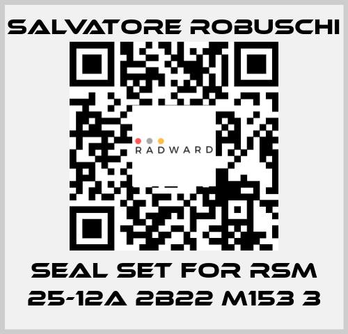 seal set for RSM 25-12A 2B22 M153 3 SALVATORE ROBUSCHI