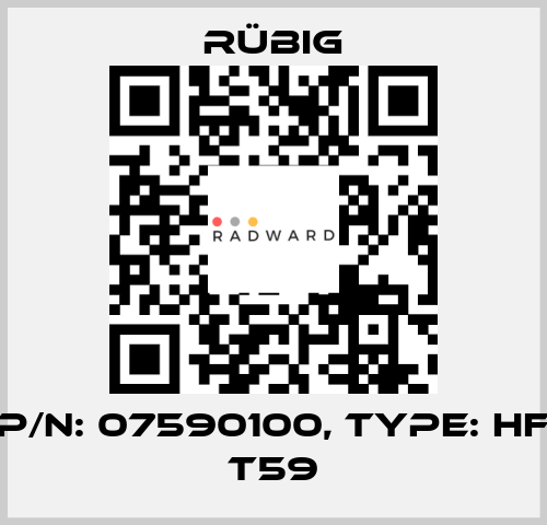 P/N: 07590100, Type: HF T59 Rübig