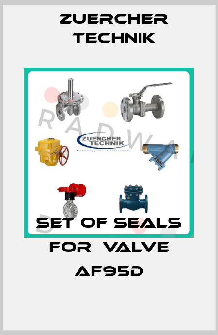 Set of seals for  valve AF95D Zuercher Technik