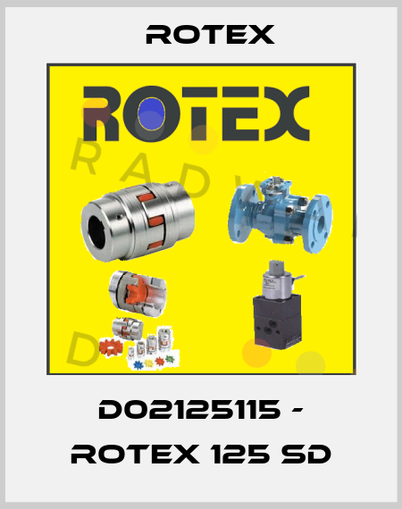 D02125115 - ROTEX 125 SD Rotex