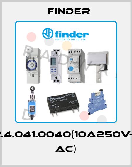 60.12.4.041.0040(10A250V-0.4A AC) Finder