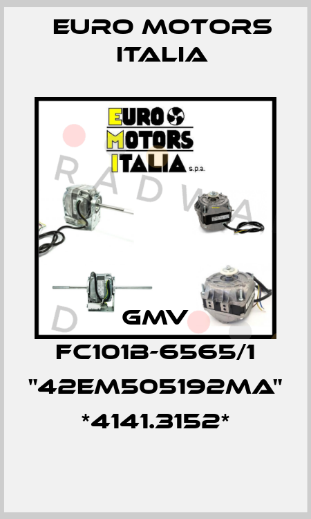 GMV FC101B-6565/1 "42EM505192MA" *4141.3152* Euro Motors Italia