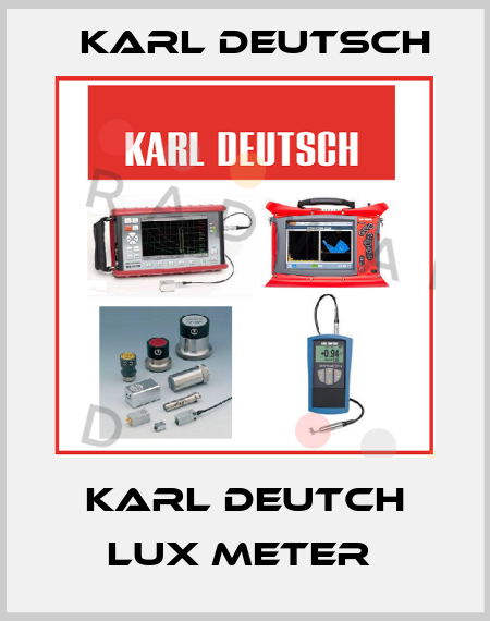 Karl Deutch Lux meter  Karl Deutsch