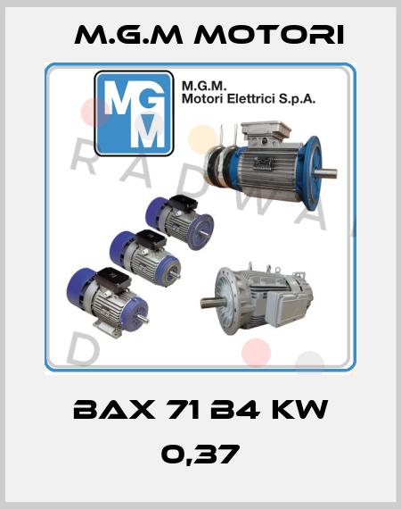 BAX 71 B4 kw 0,37 M.G.M MOTORI