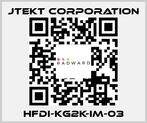 HFDI-KG2K-IM-03 JTEKT CORPORATION