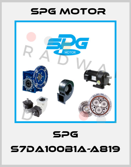SPG S7DA100B1A-A819 Spg Motor