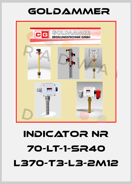 Indicator NR 70-LT-1-SR40 L370-T3-L3-2M12 Goldammer