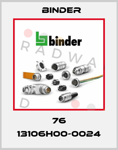 76 13106H00-0024 Binder