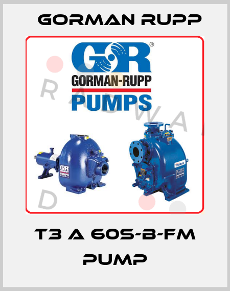 T3 A 60S-B-FM Pump Gorman Rupp