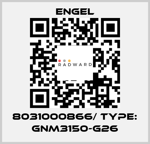 8031000866/ TYPE: GNM3150-G26 ENGEL