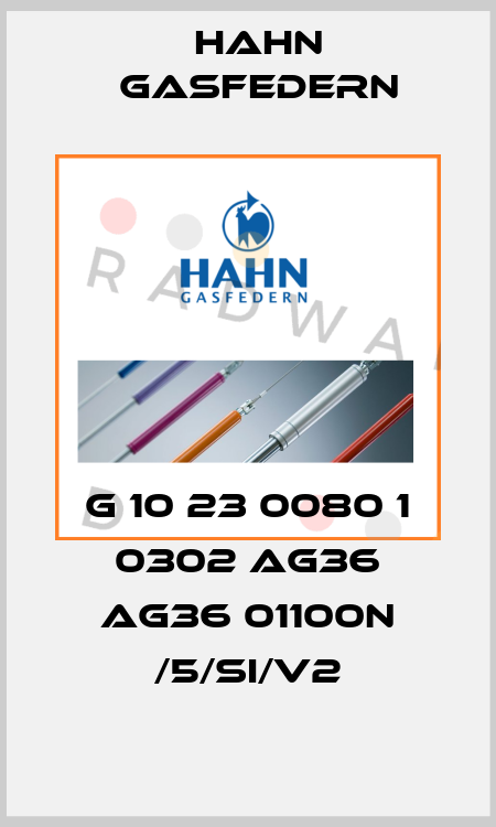 G 10 23 0080 1 0302 AG36 AG36 01100N /5/Si/V2 Hahn Gasfedern