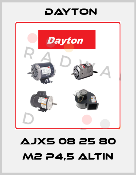 AJX 08 25 80 M2 P4.5 AlTIN DAYTON