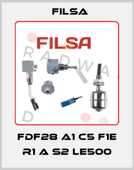 FDF28 A1 C5 F1E R1 A S2 LE500 Filsa