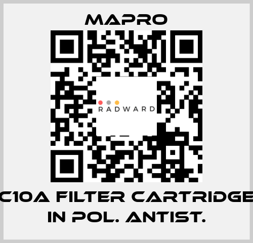 C10A filter cartridge in pol. Antist. Mapro