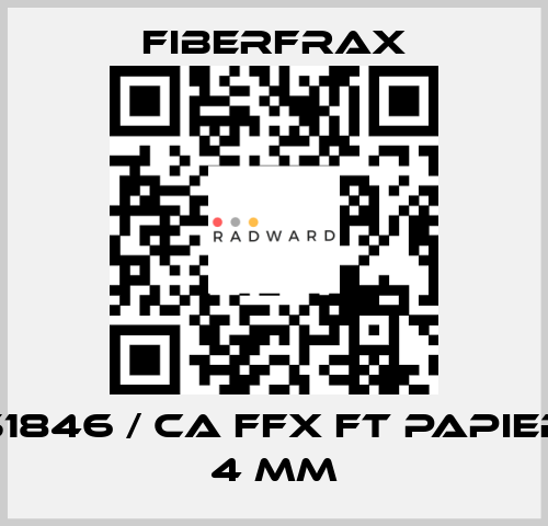 51846 / CA FFX FT PAPIER 4 MM Fiberfrax