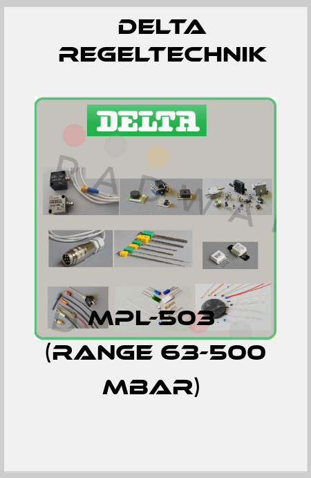 MPL-503  (RANGE 63-500 MBAR)  Delta Regeltechnik
