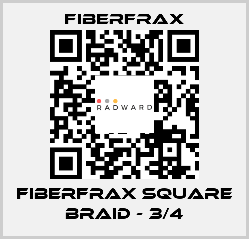 Fiberfrax Square Braid - 3/4 Fiberfrax