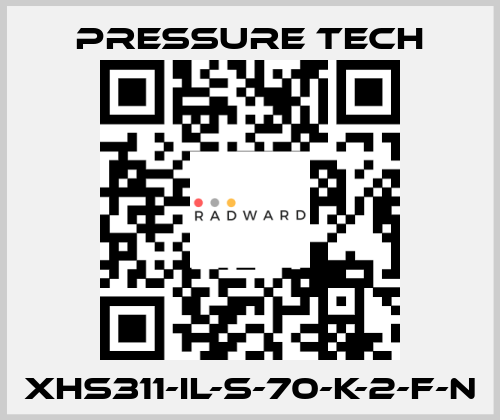 XHS311-IL-S-70-K-2-F-N Pressure Tech