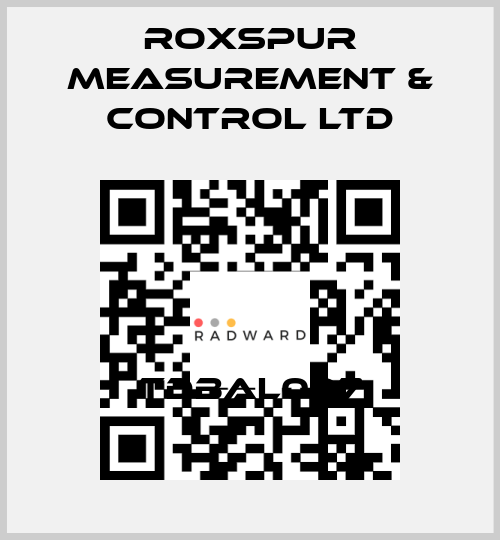 TDBAL007 Roxspur Measurement & Control Ltd