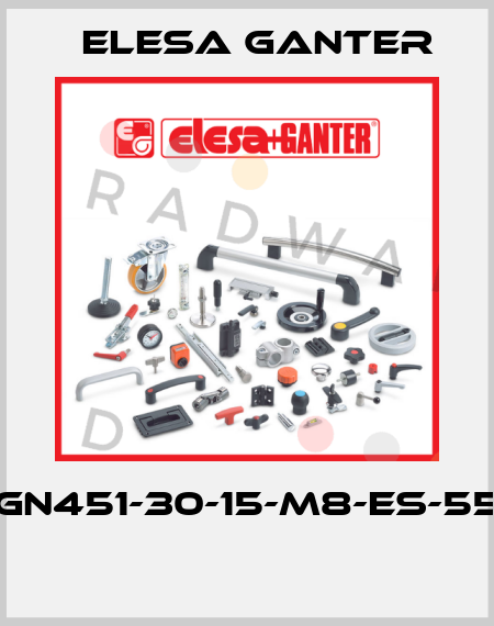 GN451-30-15-M8-ES-55  Elesa Ganter