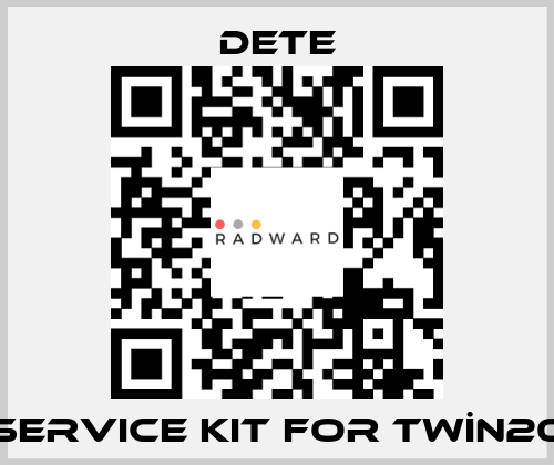 service kit for TWİN20 DETE