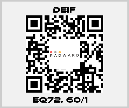 EQ72, 60/1 А Deif