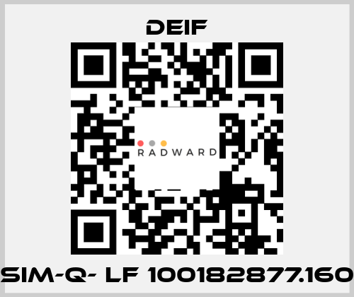 SIM-Q- LF 100182877.160 Deif