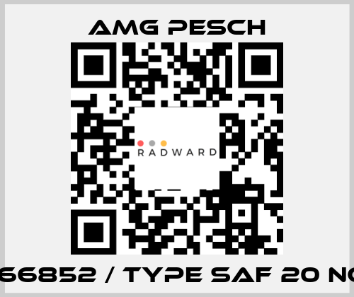 166852 / type SAF 20 NC AMG Pesch